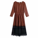 Fl-tri-angleterre-l-gant-vintage-pliss-dentelle-pissage-robe-en-cuir-femmes-vestidos-vestidos-de