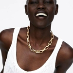 JUST-FEEL-ZA-cercles-g-om-triques-Chokers-collier-femmes-Boho-ethnique-couleur-or-Maxi-cha
