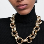 JUST-FEEL-ZA-collier-dor-ras-du-cou-colliers-pour-femmes-Vintage-cercle-cha-ne-d