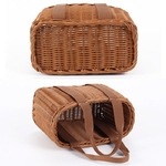 S-L-taille-panier-fait-la-main-sacs-en-osier-Portable-rotin-sac-provisions-tiss-PicnicBasket