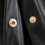 Femmes-hiver-noir-Faux-cuir-robe-Vintage-r-servoir-pliss-sans-bretelles-robe-de-soir-e