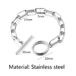 Nouveau-Bracelets-en-acier-inoxydable-couleur-or-argent-18cm-21cm-23cm-de-Long-OT-Bracelet-pour