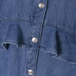2021-nouveau-printemps-femmes-volants-d-coration-Denim-chemise-Femme-col-montant-manches-longues-Blouse-d