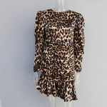 JOYDU-Piste-Vintage-Impression-L-opard-Robes-Femme-2019-O-cou-Puff-Manches-Longues-Sir-ne