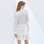 TWOTWINSTYLE-Solid-Color-Embroidery-Lace-Summer-Women-Dress-Long-Sleeve-High-Waist-White-Dresses-Female-2021