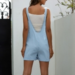 Women-Rompers-Button-Pocket-Ladies-Solid-Playsuits-Sexy-Backless-Straps-Short-Jumpsuits-Summer-Casual-Loose-Overalls