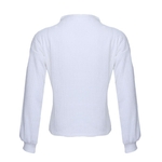 Mince-2018-Automne-Lanterne-Manches-Demi-Col-Roul-Dame-Femelle-T-te-Femmes-Chandail-V-tements
