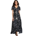 2018-longue-t-Floral-Maxi-robe-femmes-fleur-imprimer-d-contract-Split-plage-robe-dames-l