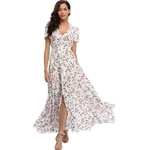 2018-longue-t-Floral-Maxi-robe-femmes-fleur-imprimer-d-contract-Split-plage-robe-dames-l