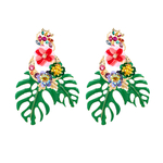 AOTEMAN-2018-nouveau-design-Exag-r-Grand-Vintage-Fleur-D-claration-Balancent-Boucles-D-oreilles-Pour