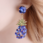 NeeFu-WoFu-Baisse-Strass-Boucle-D-oreille-Cristal-Ananas-Marque-Grande-Boucle-D-oreille-Balancent-Grand