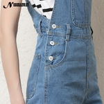 Salopette-courte-en-denim-femmes-combinaison-barboteuse-taille-haute-d-contract-e-mode-jeans-combishort-lav
