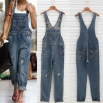 Femmes-lav-Jeans-Denim-d-contract-trou-combinaison-barboteuse-salopette-Denim-pantalons-Denim-combinaisons-pour-femmes