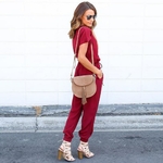 t-femmes-combinaison-en-mousseline-de-soie-manches-courtes-Clubwear-combishort-moulante-f-te-combinaison