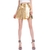 OLIGITUM-New-High-Waist-PU-Skirts-Women-Casual-Mini-Gold-Skirt-Faux-Leather-Skirt-Skater-PleatedFemale