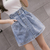 Elastic-High-Waist-Denim-Skirt-2021-Woman-Skirts-Mini-Jean-Skirts-Pockets-Casual-Streetwear-Female-A