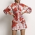VGH-Mini-robe-manches-longues-pour-femmes-tunique-en-Patchwork-imprim-lanterne-revers-taille-haute-mode