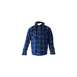 chemise bleu face