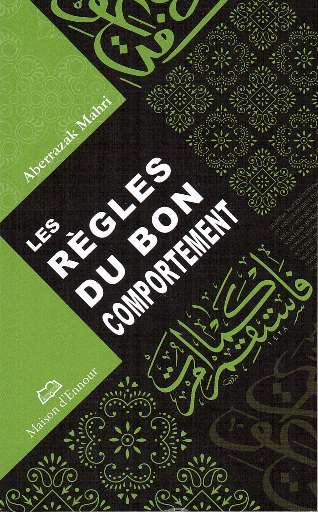 les regles du bon comportement abderrazak mahri