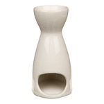 Brule parfum en ceramique effet brillant et fissuré goa 8 x 16 cm