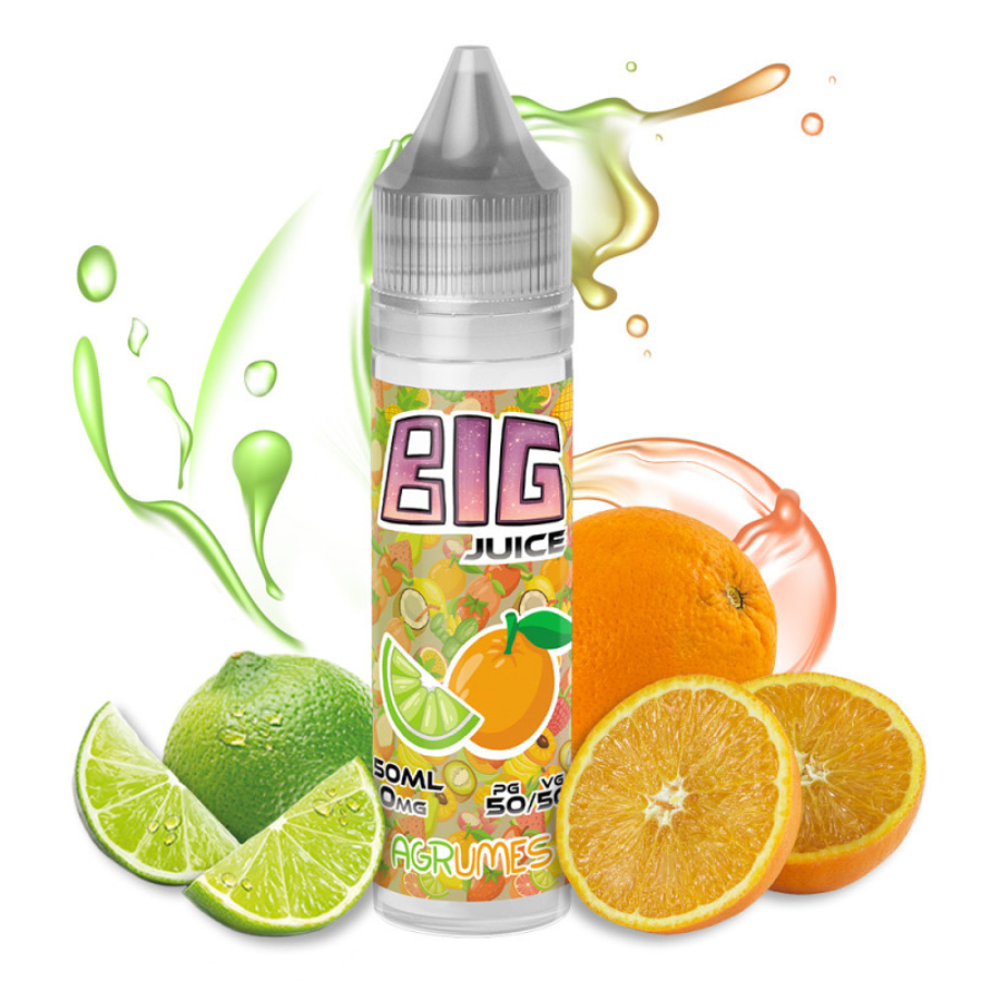 Agrumes 50 ml - Big juice - E-Liquides 50ml/BIG JUICE 50ml