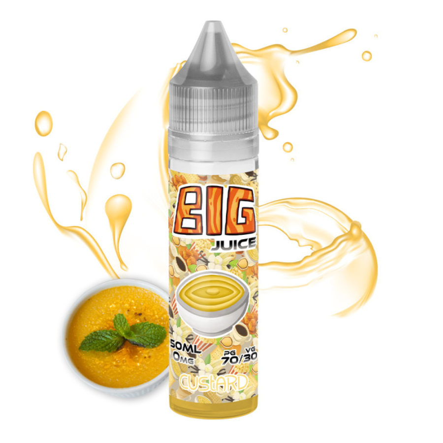 Custard 50 ml - Big juice - E-Liquides 50ml/BIG JUICE 50ml - Holy Vape Custard 50 ml - Big juice - E-Liquides 50ml/BIG JUICE 50ml - Holy Vape