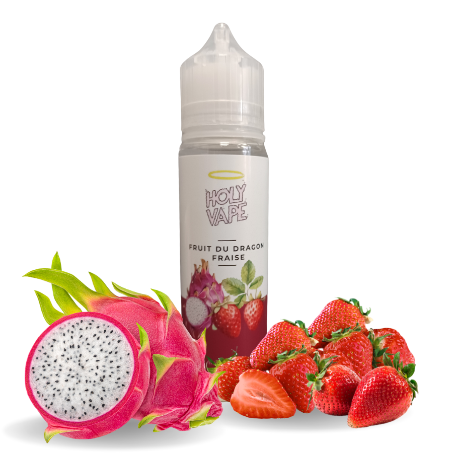 e-liquide fruit du dragon fraise fresh 200 ml E-liquide Fraise Fruit du Dragon 50ml 0mg main image 0