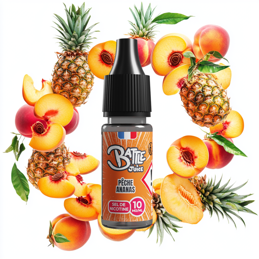 Battle Juice 10ml SDN - Pêche Ananas