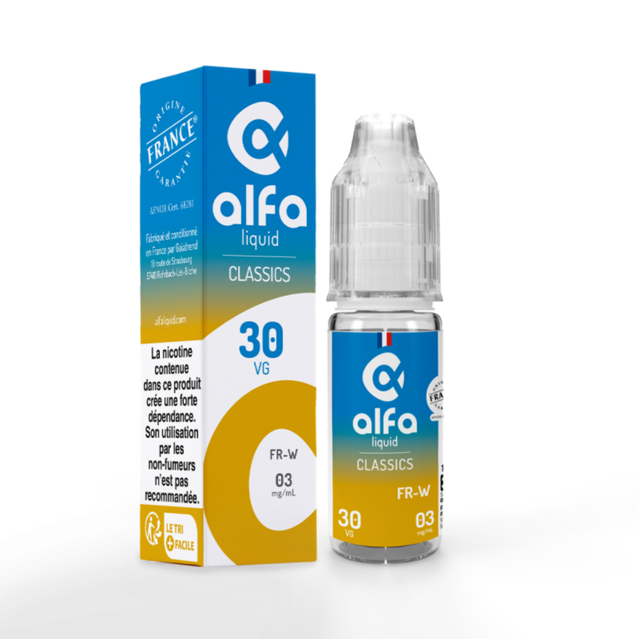 Classic FR-W 10ml ALFALIQUID