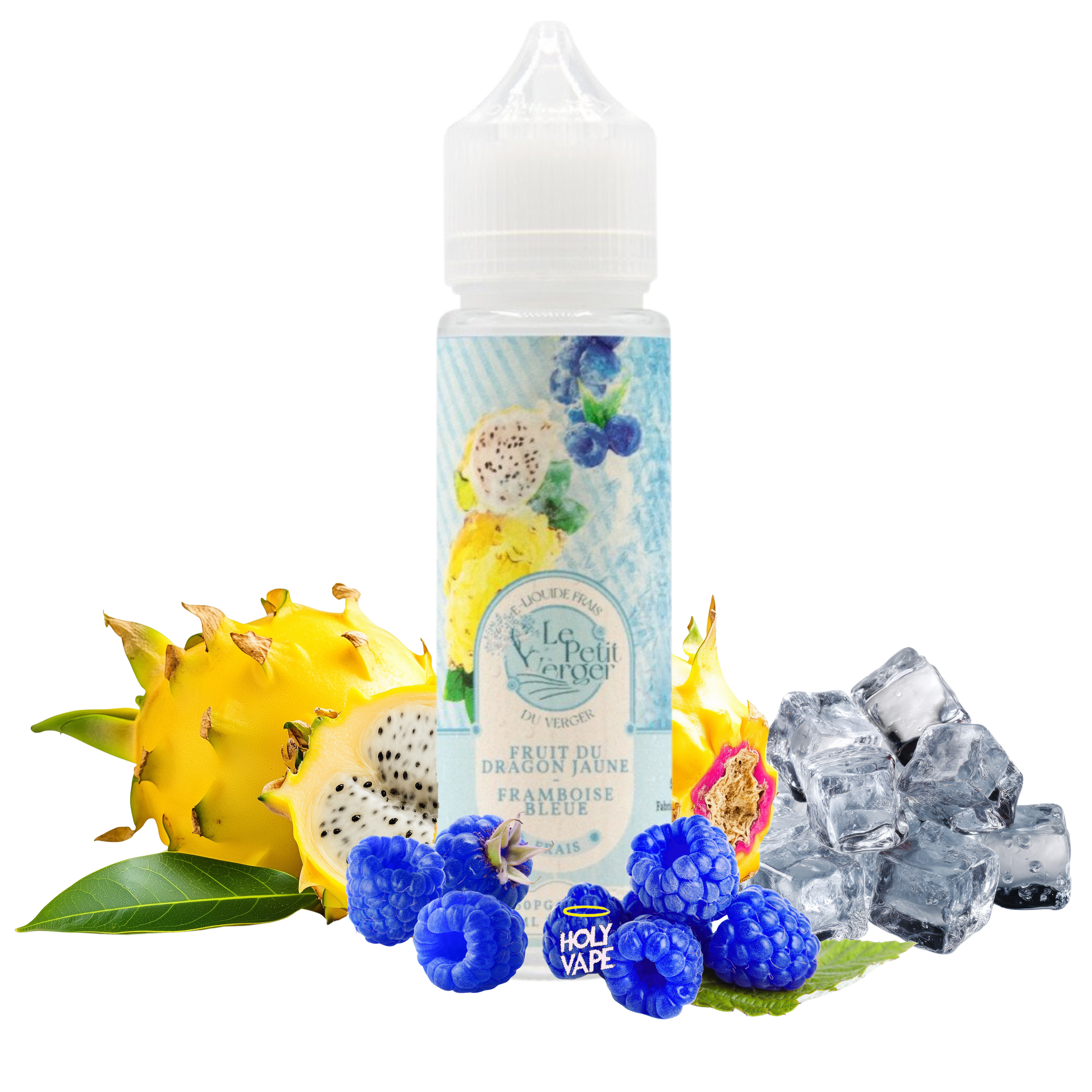 Fruit du Dragon Jaune - Framboise Bleue Frais 50ml Le Petit Verger Frais