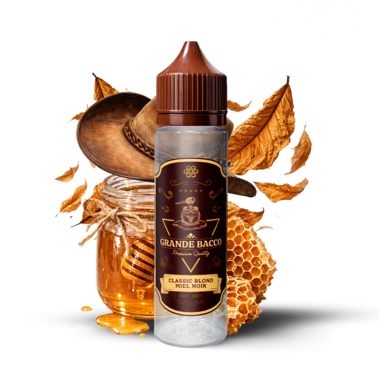 E-liquide-classic-blond-miel-noir-50ml-grande-bacco