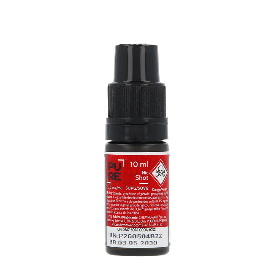 Booster de nicotine NicShot 10ml 20MG 5050 PURE