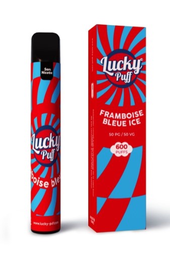 lucky puff framboise bleue ice