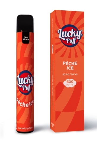 lucky puff peche ice