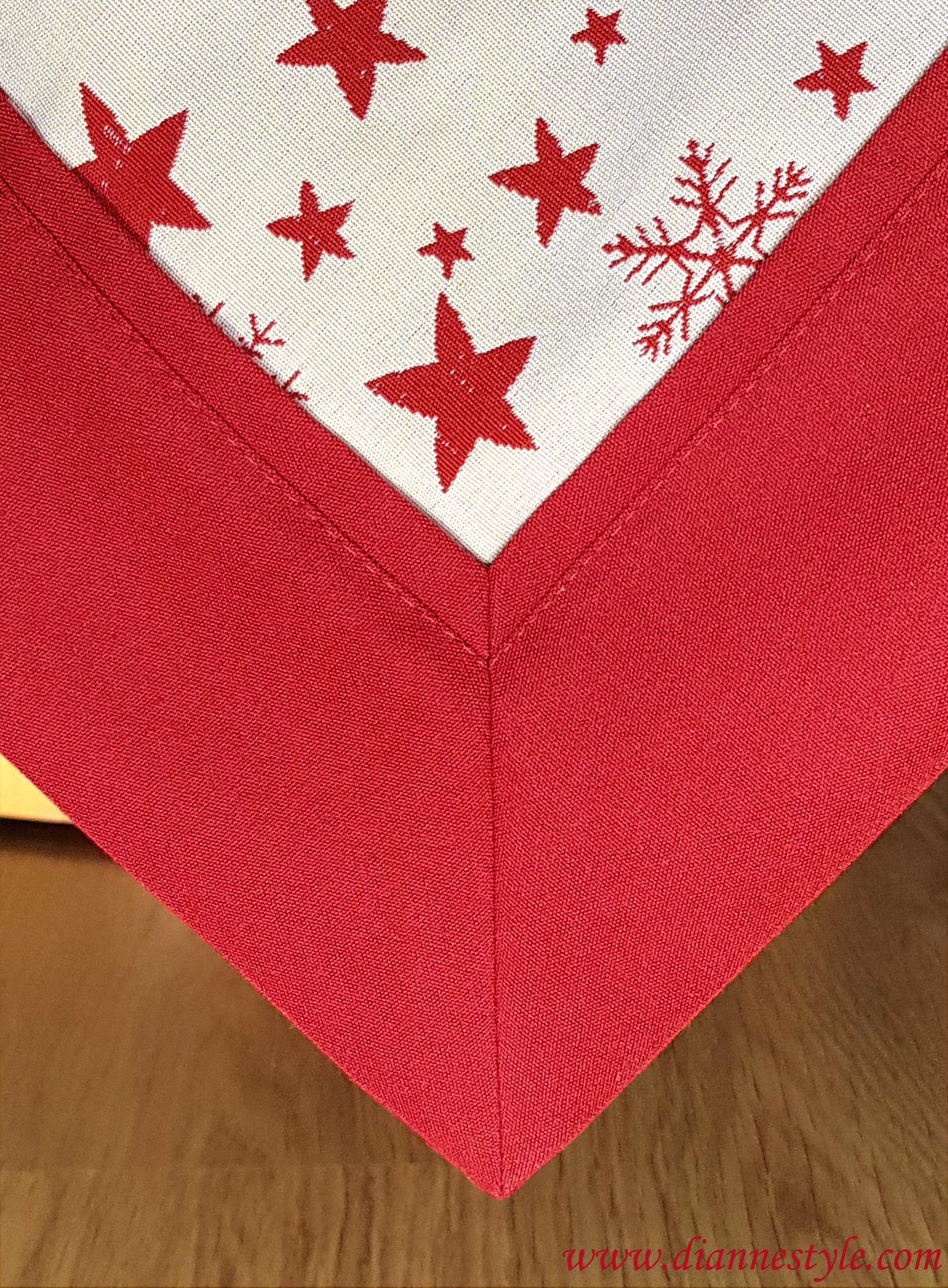 nappe de noel avec étoiles