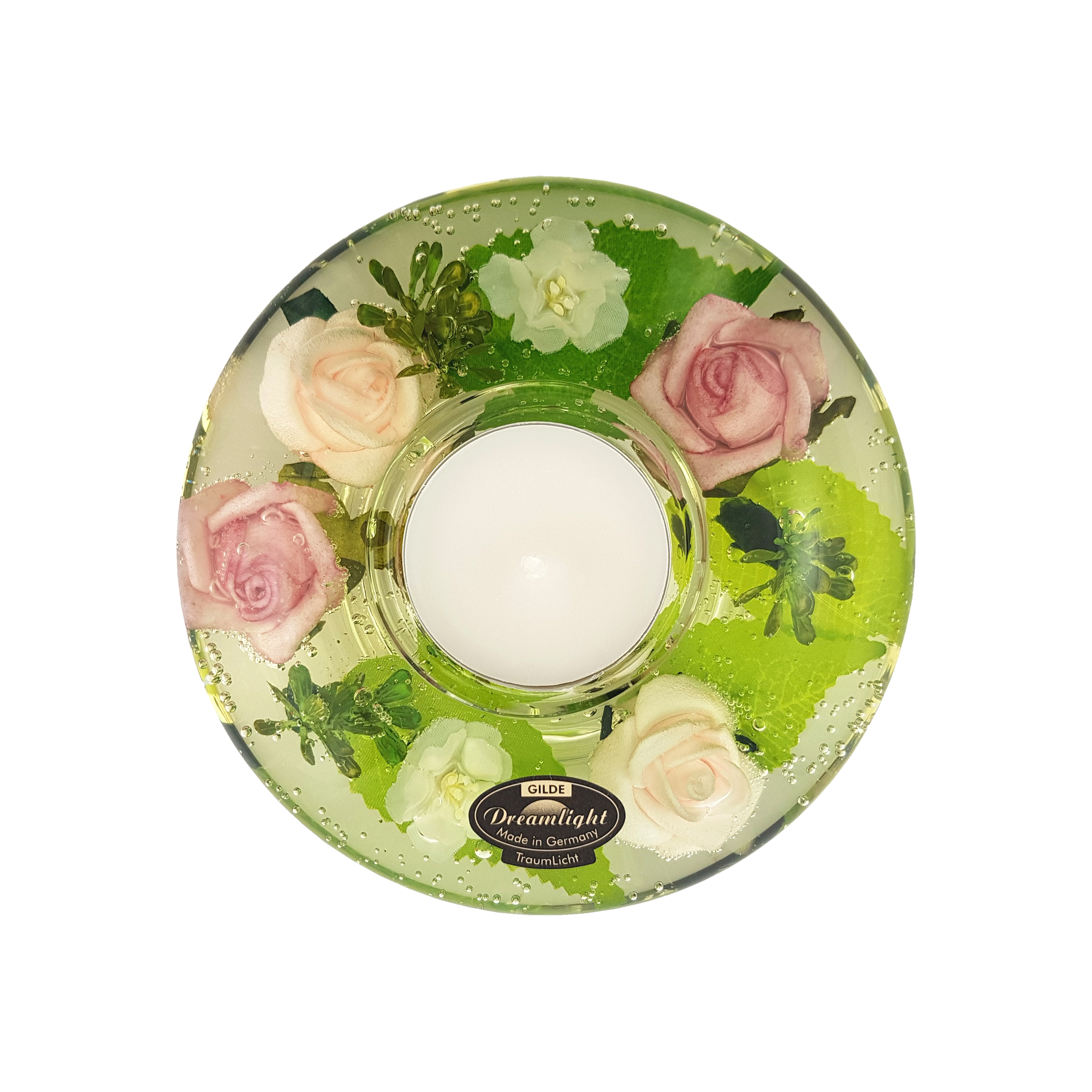 Bougeoir déco fleurs