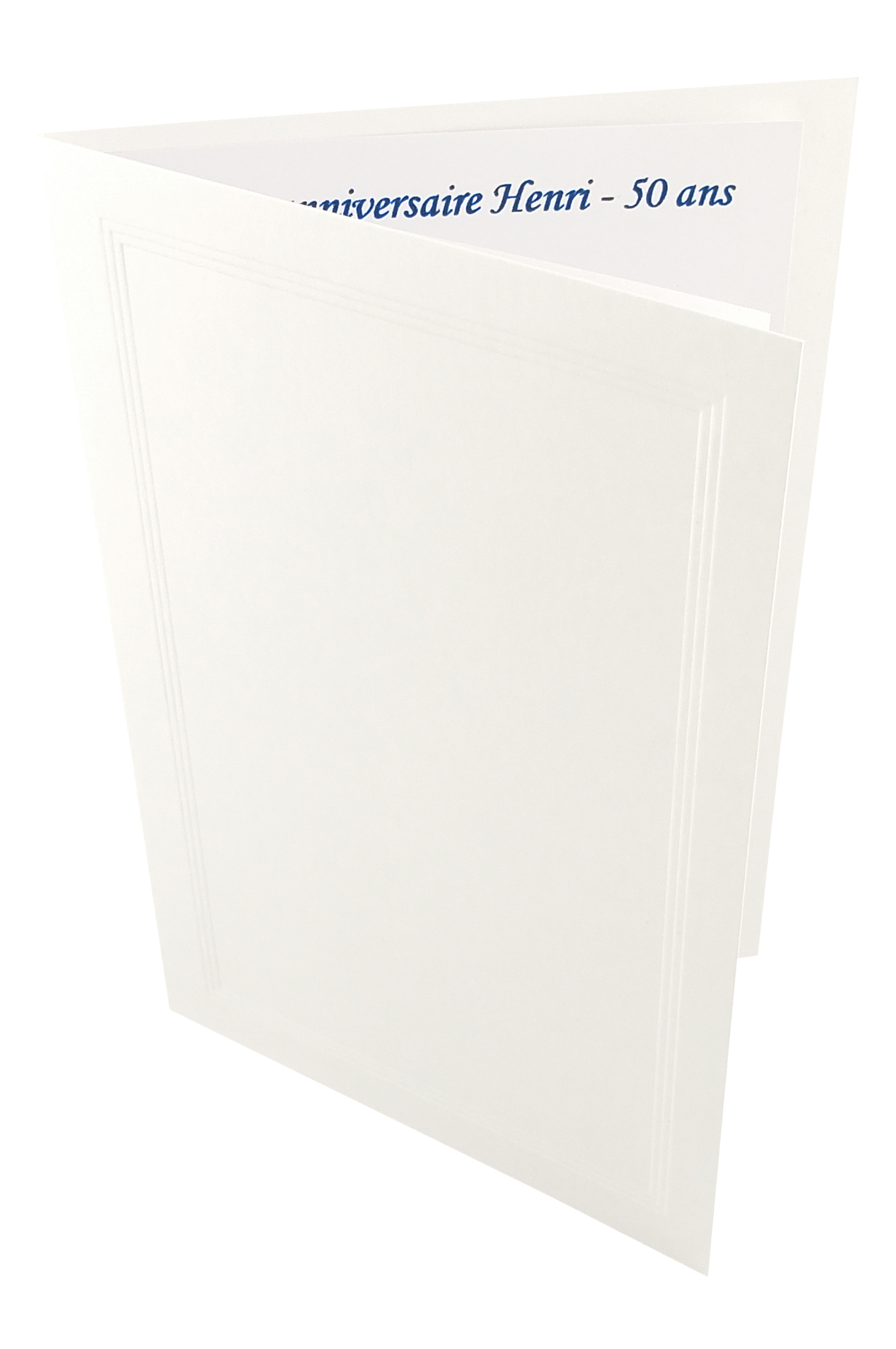 Carte de menu