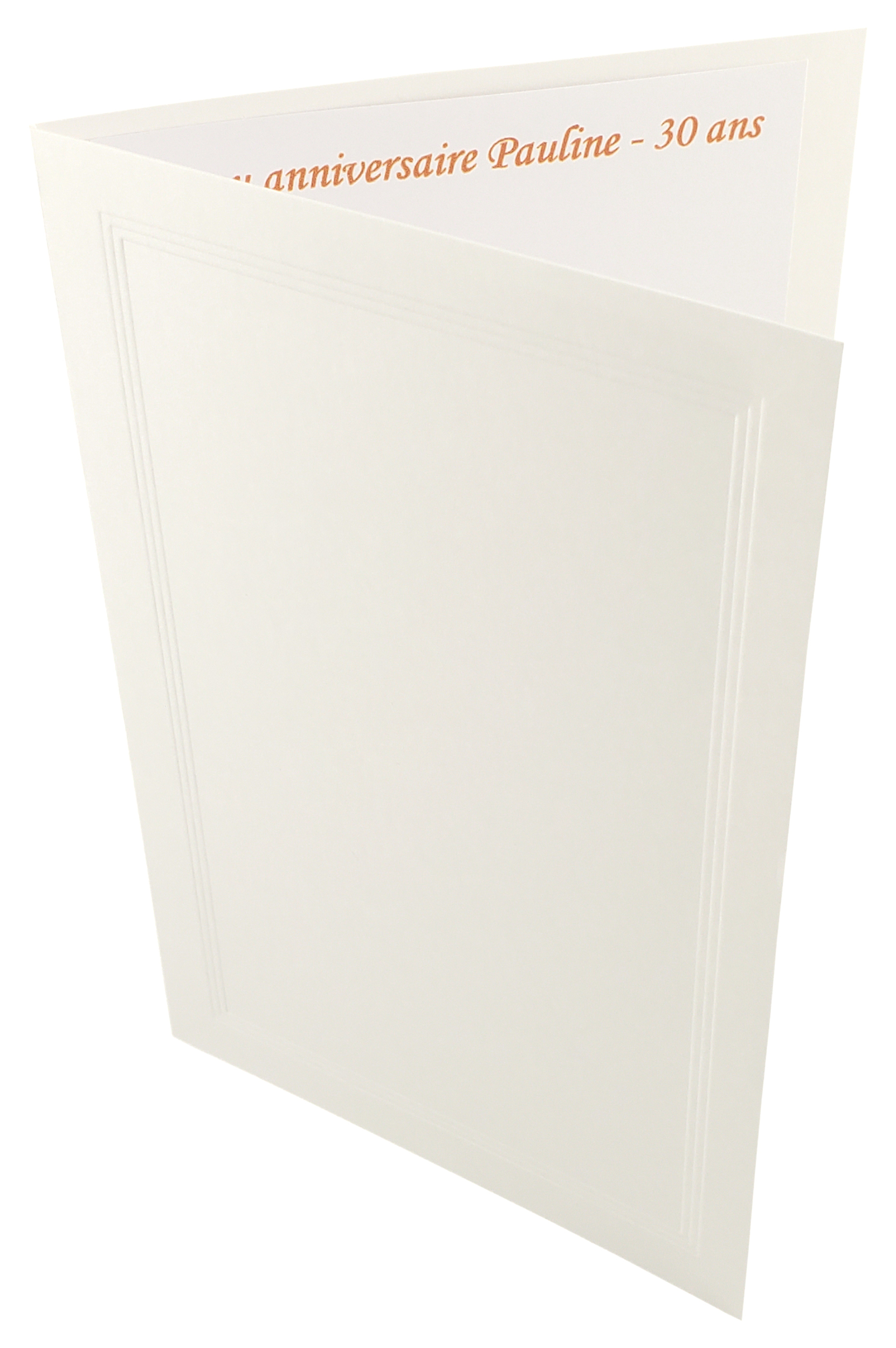 Carte de menu