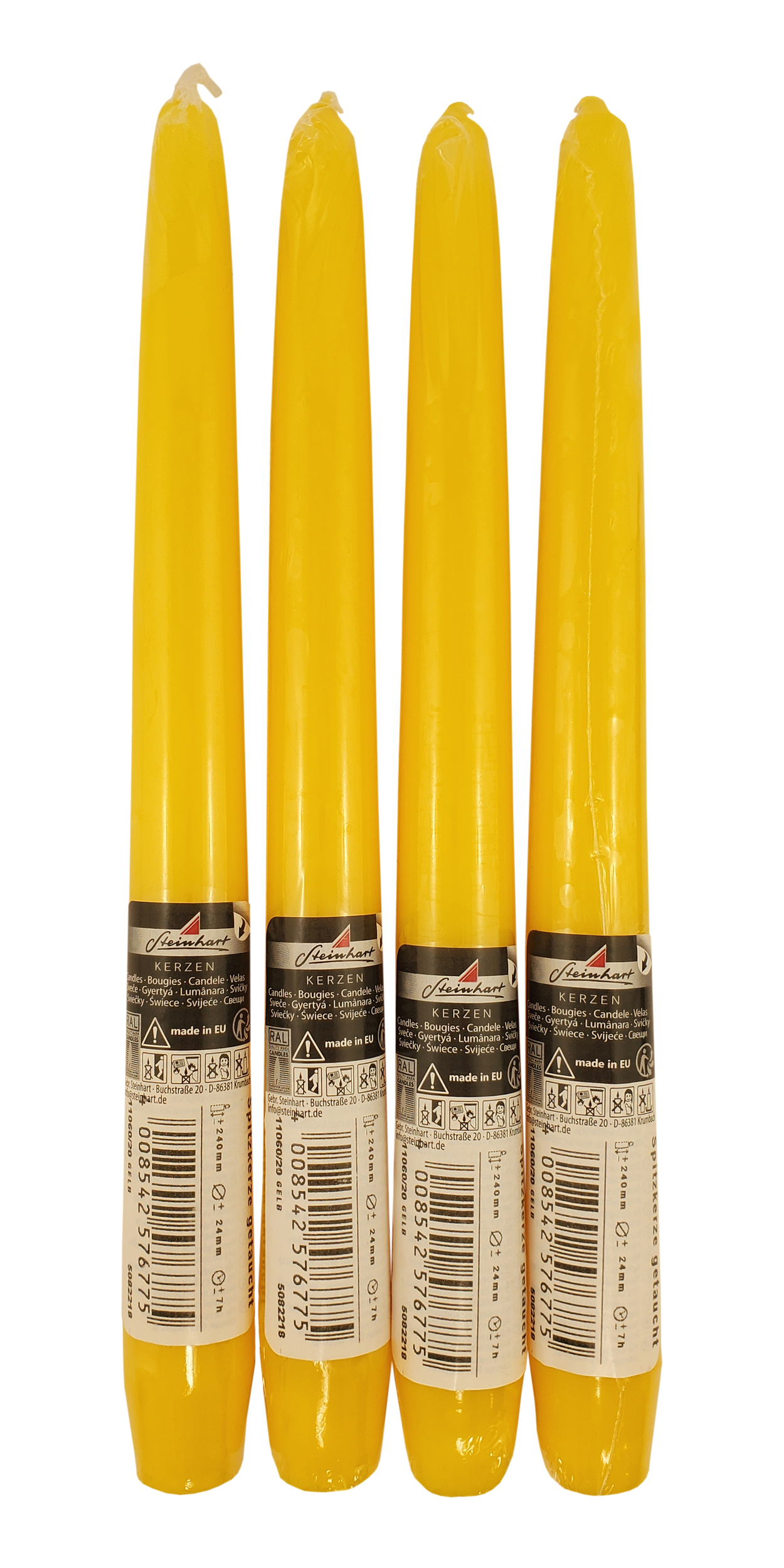 Bougies jaunes