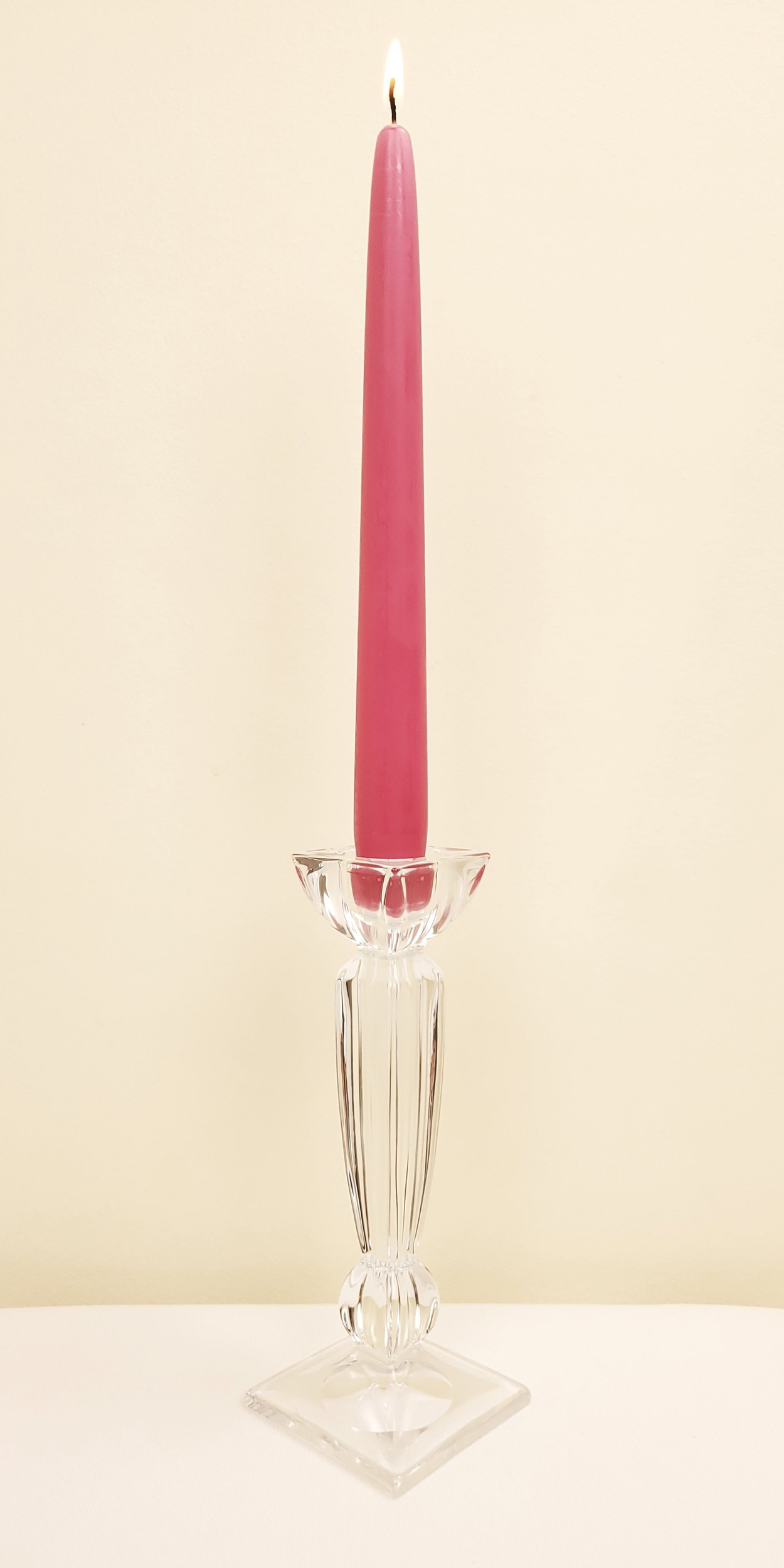 Bougie rose fuchsia