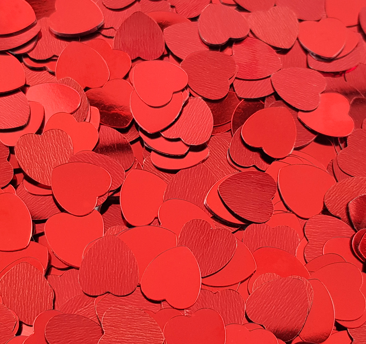Paillettes de table rouges en coeur saint-valentin 200 A