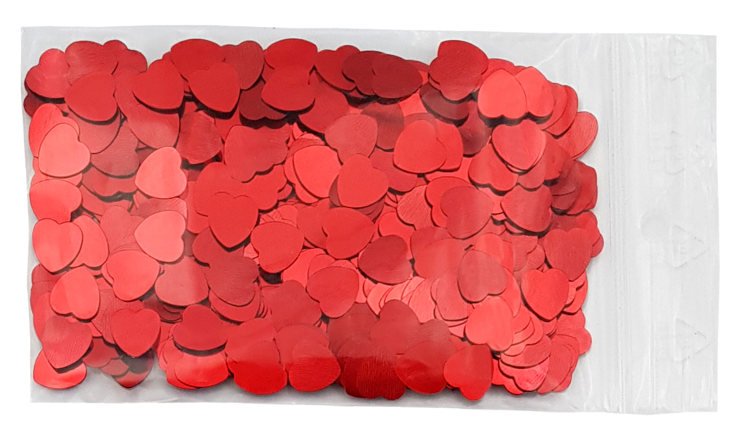 Paillettes de table rouges en coeur saint-valentin 200 C