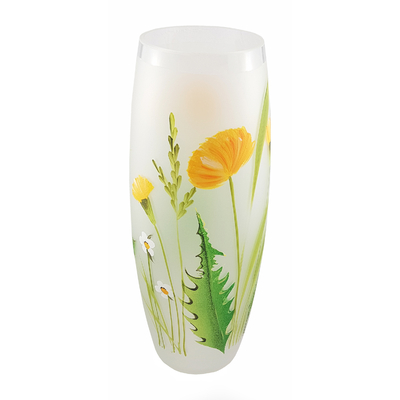 Vase décoratif en verre. 39,5 cm. Réf. 367