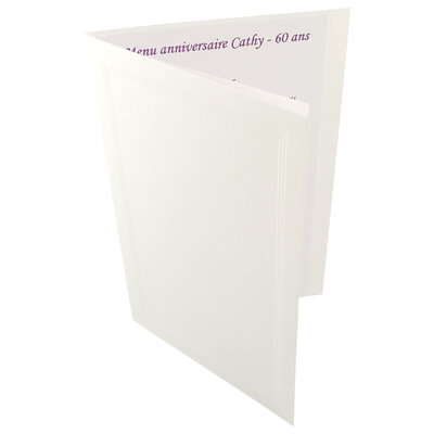 Carte de menu