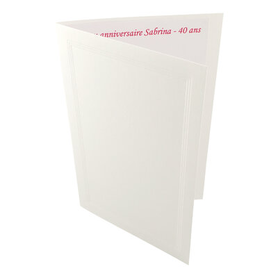 Carte de menu