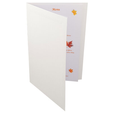Carte menu automne