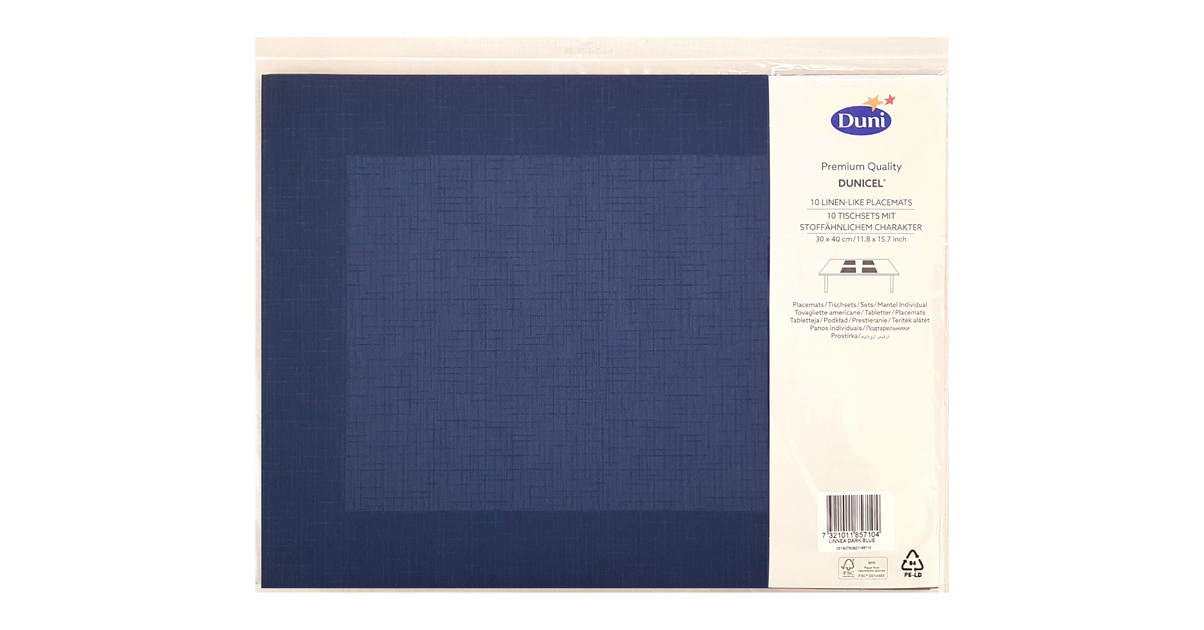 Professional - 500 Sets De Table Jetable En Papier Satiné Gaufré - Format 30X40 Cm - Couleur Rouge
