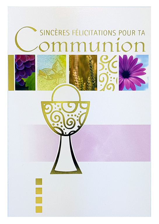 Carte De Felicitations Communion Fille Ref 36 Autres Cartes Cartes De Felicitations Communion Dianne Style