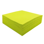 Serviettes Airlaid vert citron 40x40 cm Ref 311 B