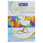 carte de menu communion garçon Réf 74